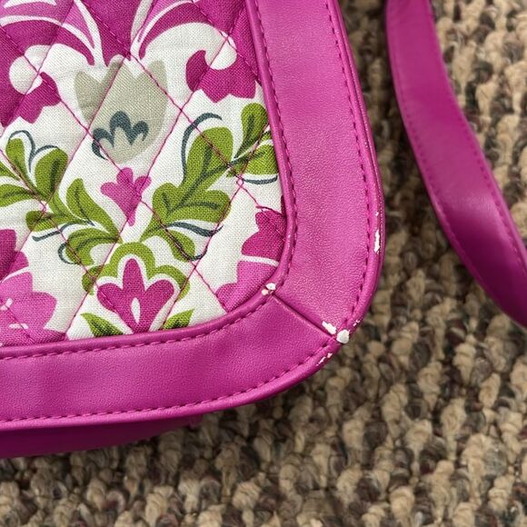 Vera Bradley Shoulder Bag Crossbody Purse Julep Tulip Retired Pattern Purple - Picture 6 of 8